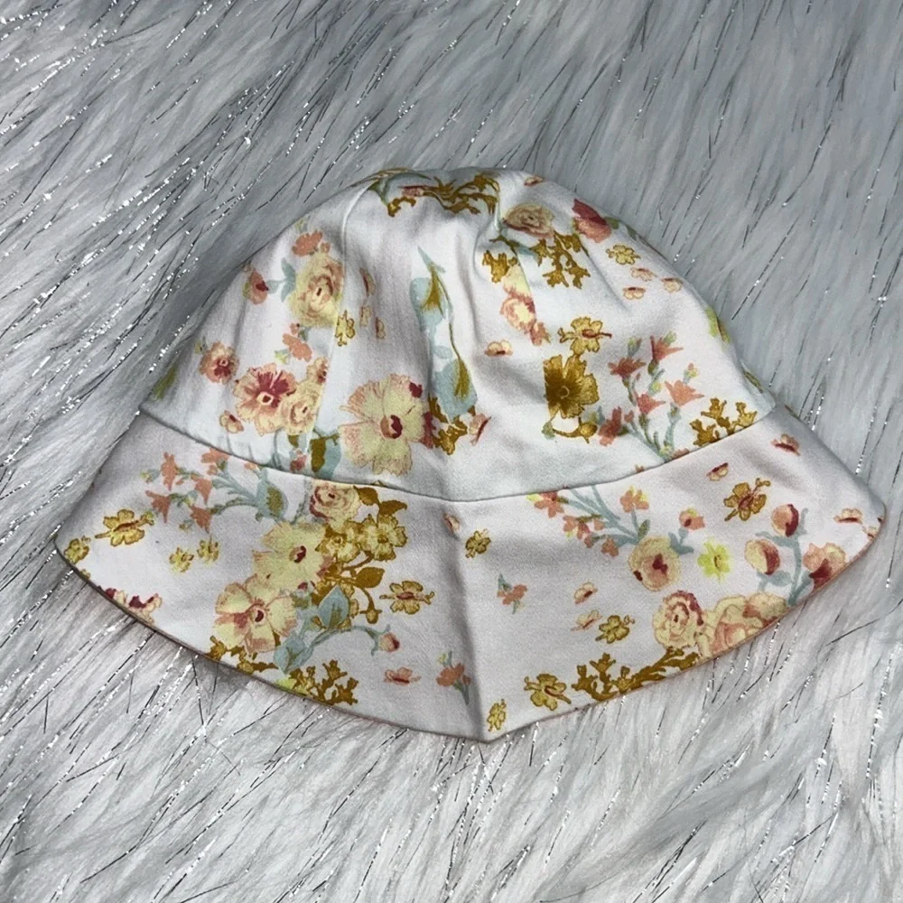 Je suis en CP! Floral Toddler Sun Hat size XS
